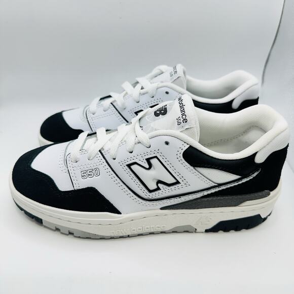 New Balance 550 GS Panda White Black Rain Cloud GSB550CA Low Top GS Size 5Y main image 4